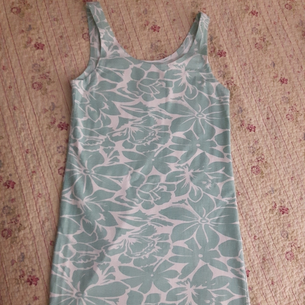 MINT & WHITE BODYCON DRESS-(Fits like a size small